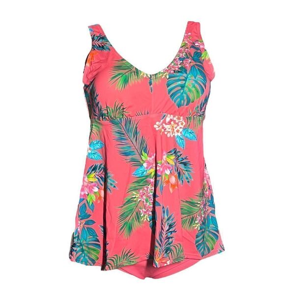 Kim Gravel x Swimsuits For All Flowy Tankini and Brief Set - Picture 3 of 7